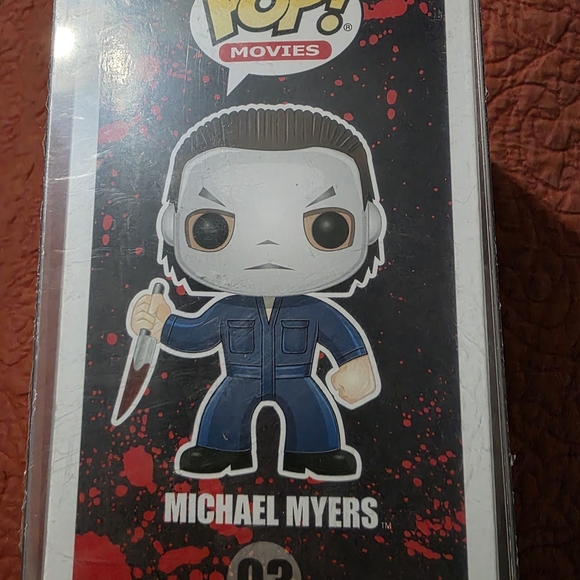 Funko Halloween Michael Myers Vinyl Figure - Gray and Blue Auto By Nick Castle - Picture 4 of 6